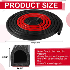 Pangda close-up of EPDM D-shape texture demonstrating flexible compression