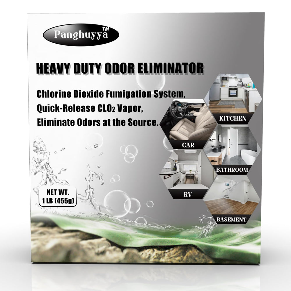 Panghuyya front packaging showing product and benefit of strong odor elimination