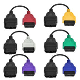 PARANNIC front packaging showing six OBD2 adapter cables and brand, clear product overview benefit
