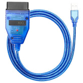 PARANNIC front OBD2 connector showing pins and secure fit for diagnostics