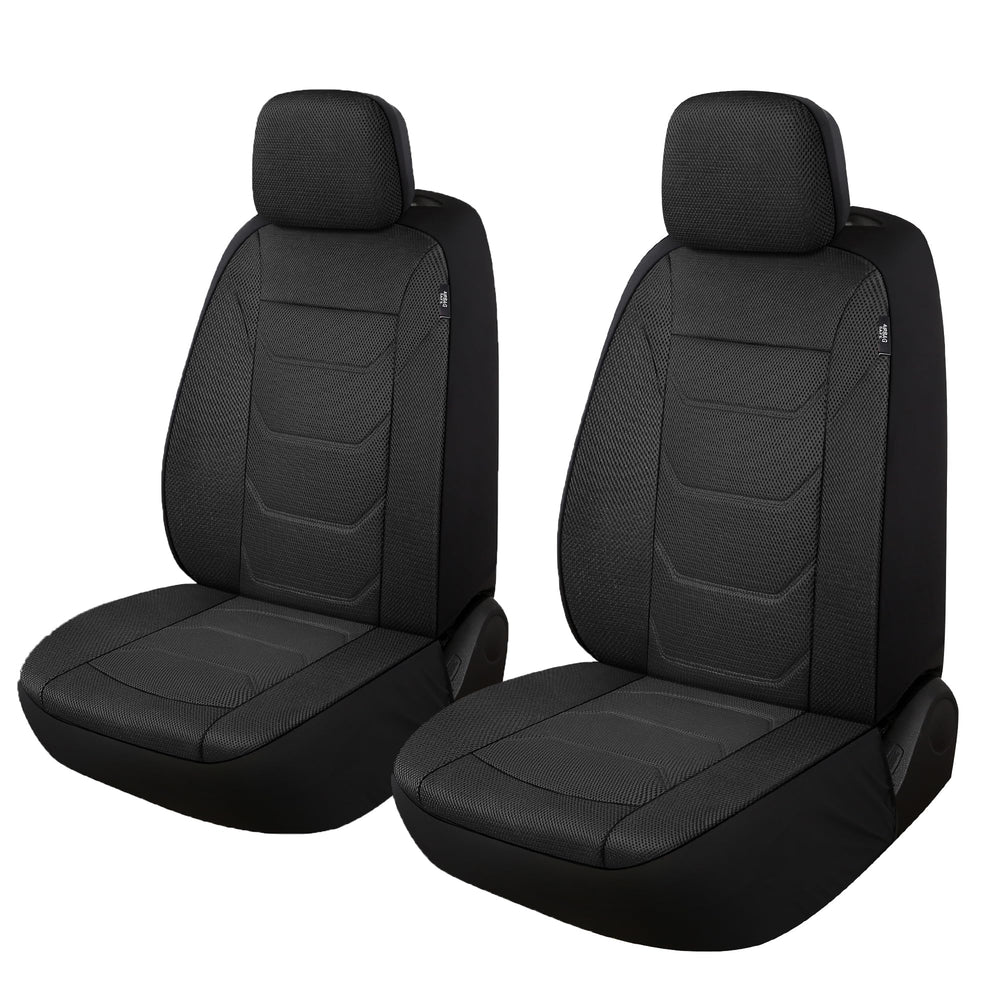 Pariiaotin front view seat covers showing clean fit and protection