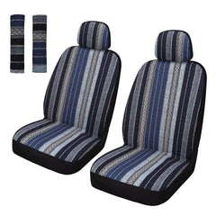 Pariitadin front seat cover full view showing pattern and fit benefit