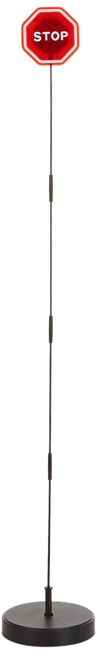 Parkez front view parking sign showing upright pole and flashing LED for precise stops