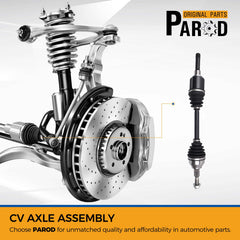 PAROD CV boot close-up highlighting durable seal and contamination protection
