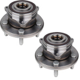 PAROD front hub assembly front view showing clean bearing and precise fit