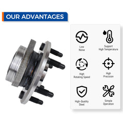 PAROD hub installed with wheel illustrating restored smooth rotation benefit