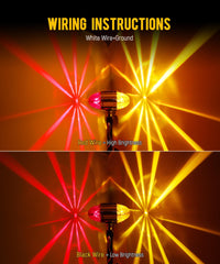 Partsam closeup glass lens starburst detail highlighting sharper light lines benefit