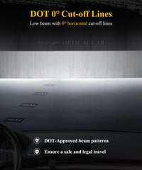 Partsam DRL switching to sequential amber turn signal, enhances road signaling