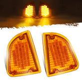 Partsam driver-side front LED assembly showing fit and improved visibility