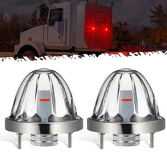 Partsam front bezel watermelon light showing clear glass and red LED visibility