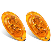 Partsam front-facing amber side marker showing bright signaling and improved visibility