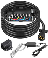 PARTSam molded 7-way plug front view showing secure connection benefit