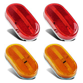 Partsam front profile of rectangular LED marker showing clean fit and bright output