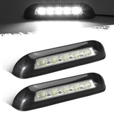 Partsam front view of 8-inch porch light pack showing compact housing and clean finish