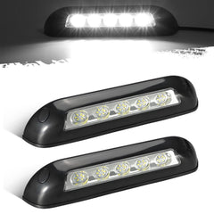Partsam front view of 8-inch porch light pack showing compact housing and clean finish