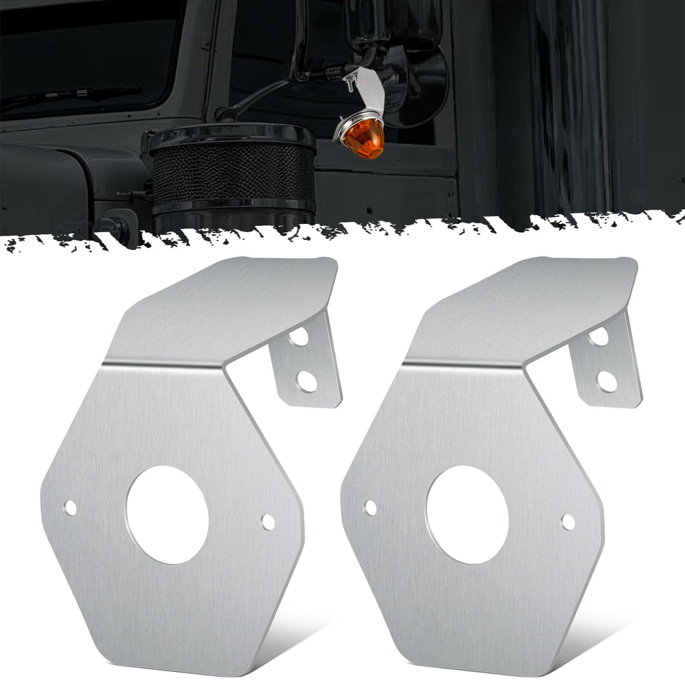 Partsam front view bracket showing mounting holes and shape for secure fit