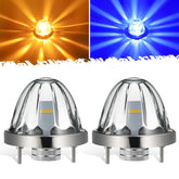 Partsam front view glass lens highlighting crisp light definition and visibility