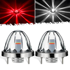Partsam front view glass watermelon light showing clear lens and bright signal benefit