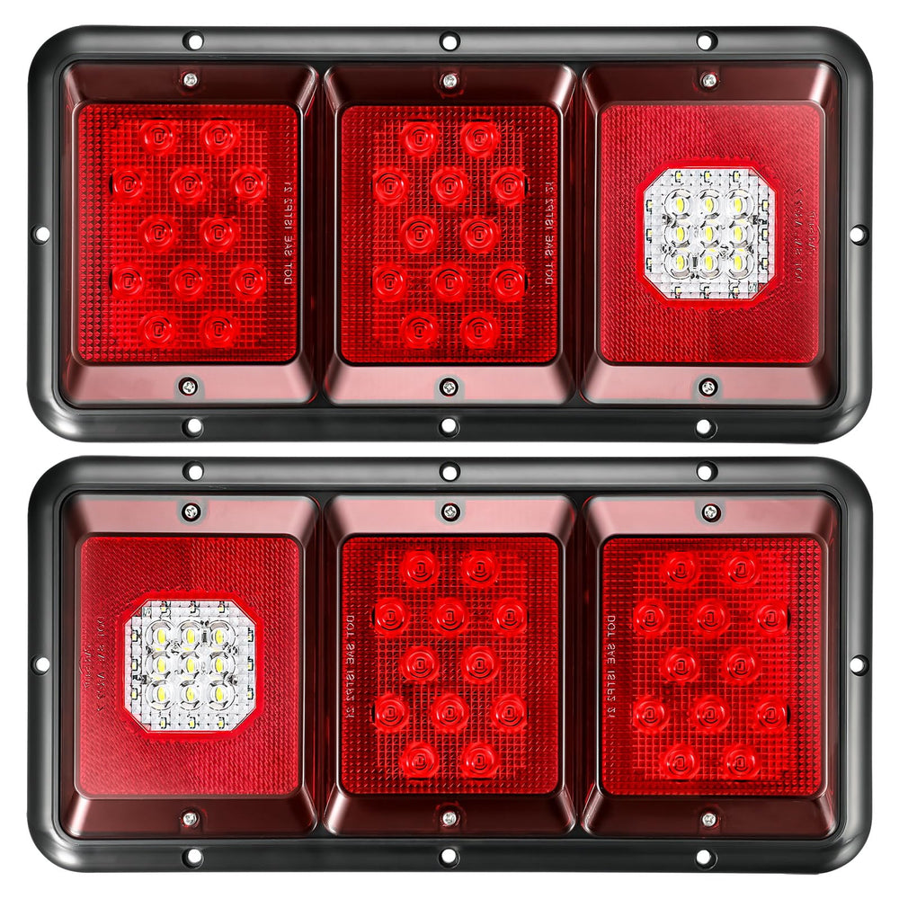 Partsam front view showing taillights for clear visual signaling benefit