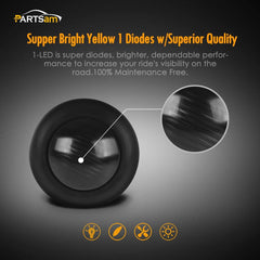 Partsam mounted on trailer edge showing marker light improving vehicle visibility