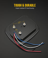 Partsam wiring harness close-up showing labeled wires for easy installation