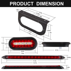 Partswcgg close-up of LED array showing bright diodes and durable lens for improved night visibility
