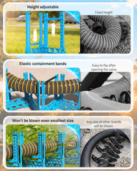 PAULINN detail of accordion-style segments enabling smooth slope and flexibility
