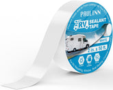 PAULINN front view of roll showing clean white tape for quick roof repairs