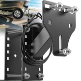PAULINN front view of mounted spare tire showing secure fit and ease of access