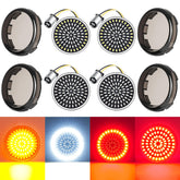PBYMT front turn signal assembly showing compact profile and improved visibility