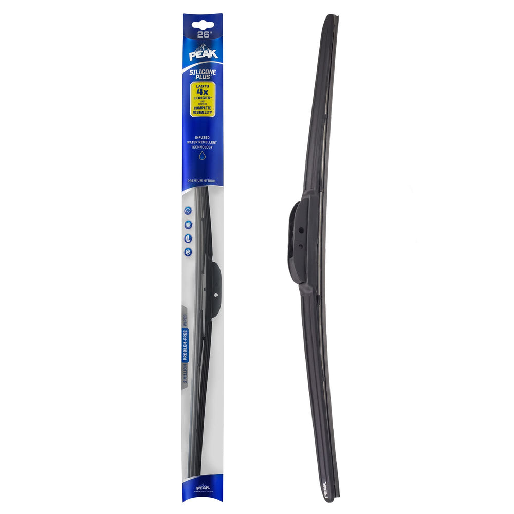 PEAK 26-inch front packaging showing blade and branding for quick identification