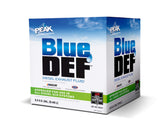 PEAK BlueDEF 2.5 gallon jug front view showing label and easy-pour spout for quick refills