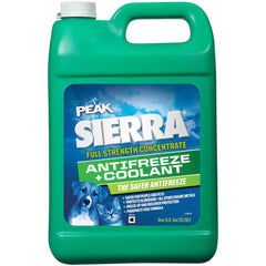 PEAK Sierra front label on 1-gallon bottle showing product and safe handling benefits