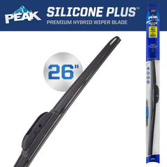 PEAK blade wiping edge close-up showing silicone texture and long-lasting benefit
