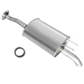 peastorm front view of muffler showing OEM-style fit and durable finish