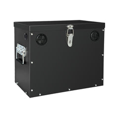 peastorm Group 27 battery box front view showing secure enclosure and finish