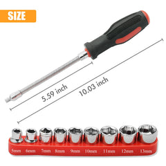 PEATOVIE reversible 5–13mm socket close-up enabling multiple bolt sizes with one tool