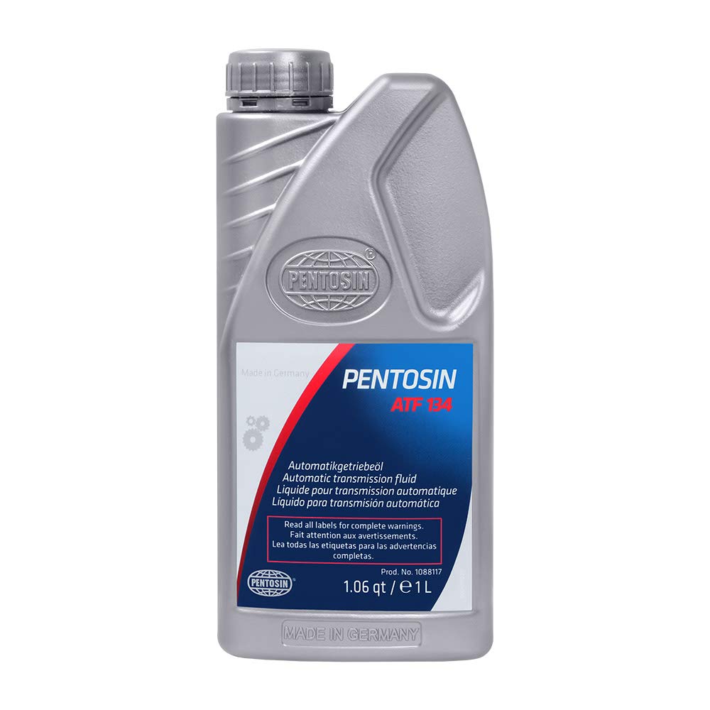 Pentosin ATF 134 front label showing product name and red fluid benefits