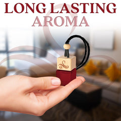 Perfa Opio wooden stopper detail illustrating adjustable scent control benefit