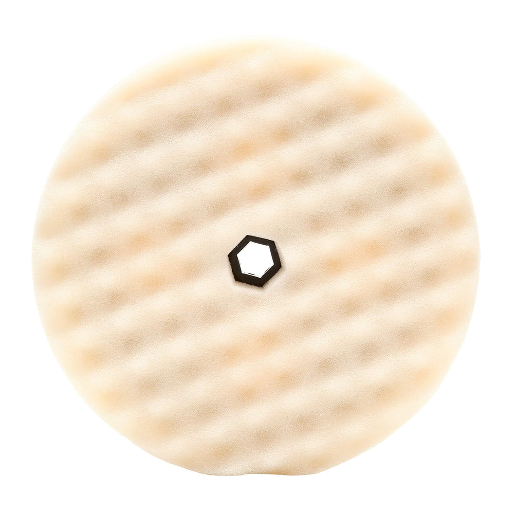 Perfect-It 3M front view of 8-inch white pad showing surface and size advantages