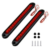 PerfecTech front view LED bar showing bright LEDs and clear lens benefit visibility