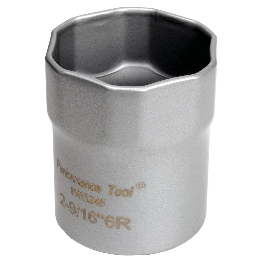 Performance Tool W83245 front view showing socket face and secure fit benefit