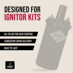PerTronix Flame-Thrower oil-filled canister texture illustrating heat management advantage