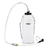 PESIKO front view of 1L brake bleeder bottle showing cap and label for tidy fluid collection