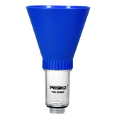 PESIKO threaded funnel front view showing secure fit and neat pouring benefit