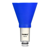 PESIKO threaded funnel front view showing secure screw-in fit for clean pours