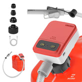 PETASOON front view assembled pump showing compact design and portability benefit