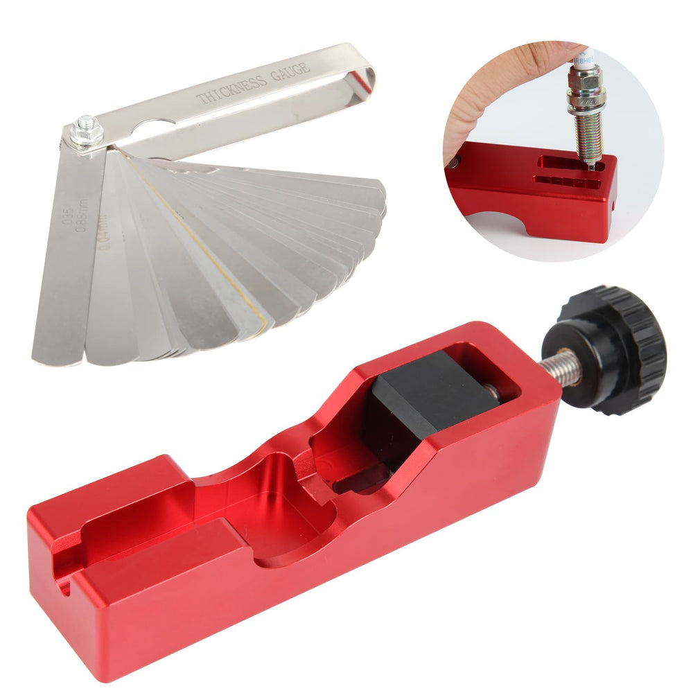 Peuxmall front view of gap tool showing blades and red housing for fast access and durability
