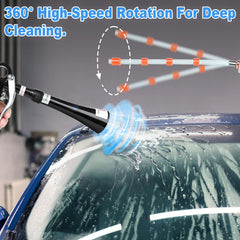 phepetroll 360° rotatable hose detail increasing reach and directional control