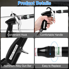 phepetroll handle and hanging hook for comfortable grip and tidy storage